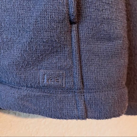 REI Womens Full Zip Polyester Jacket Long Sleeves Pockets Purple Size L - Picture 7 of 11